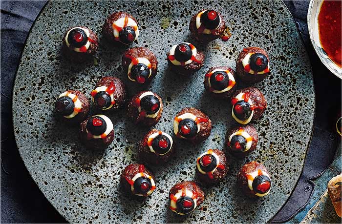 Meatball eyeballs
