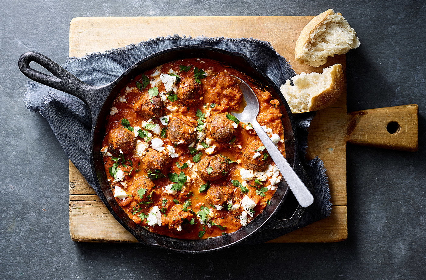 Mediterranean-inspired meatballs