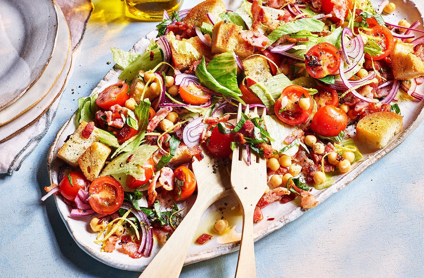 BLT panzanella
