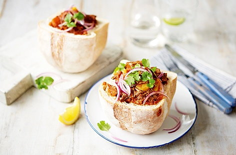 Image of "Brisket bunny chow"