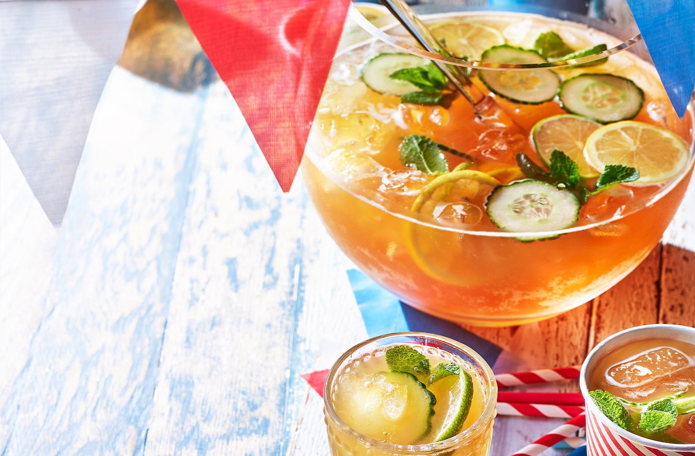 Rum and ginger punch