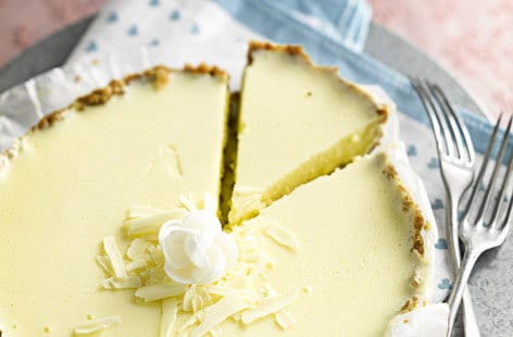 White chocolate cheesecake