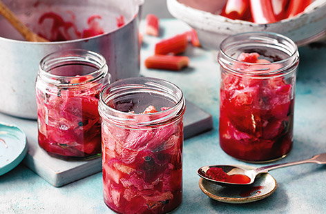 Image of "Rhubarb and red onion relish"