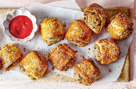 Image of "Leek and cheese rolls"