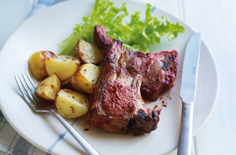 Tandoori lamb chops