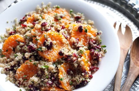 Image of "Jewelled quinoa salad with clementines, cranberries and herbs"