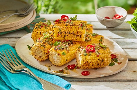 Image of "Miso-buttered corn on the cob"