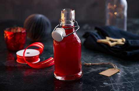 Image of "Winter cranberry syrup"