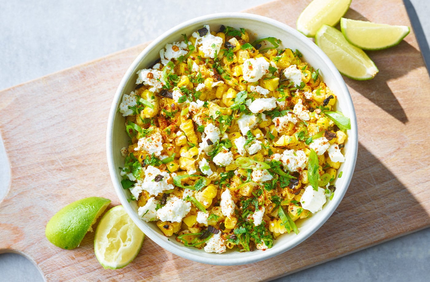 Mexican-style corn salsa