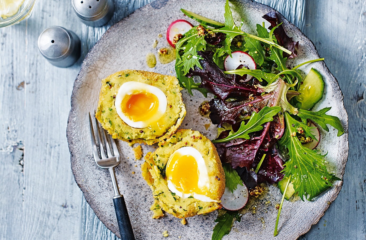 Vegetarian scotch eggs