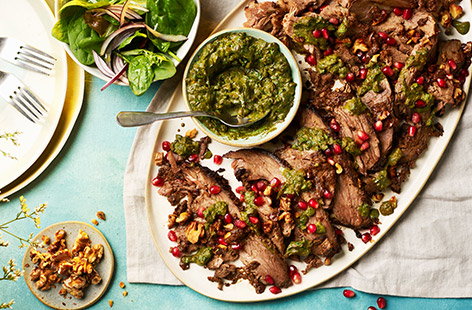 Image of "Walnut and pomegranate brisket"