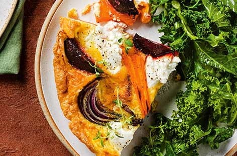 Image of "Roasted veg and ricotta frittata"