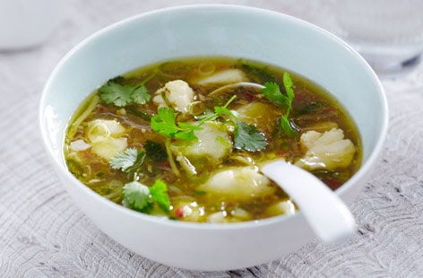 Thai fish soup