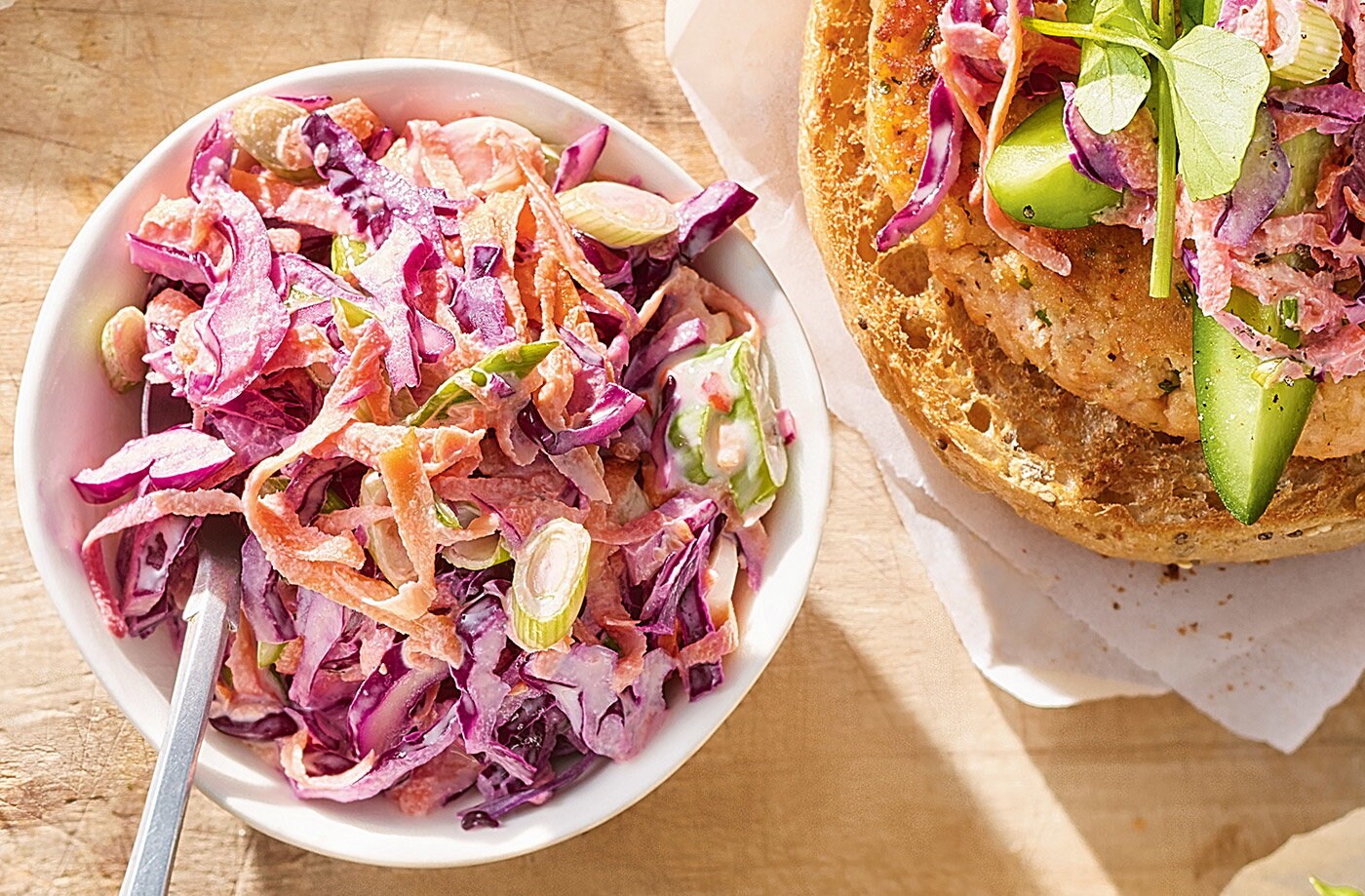 Sweet chilli coleslaw