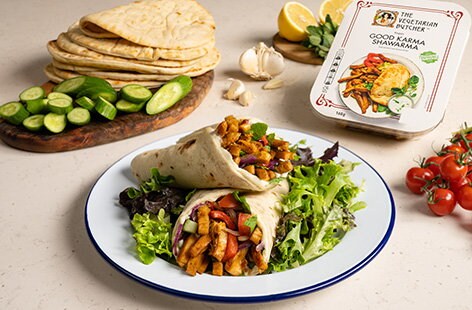 Image of "Sue's 'welcome home' vegan wraps"
