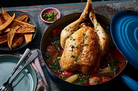 Image of "Pot-roast chicken"