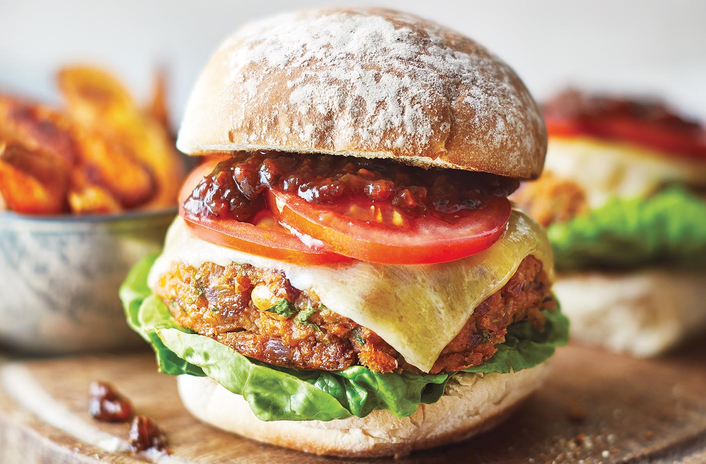 Baked bean burgers