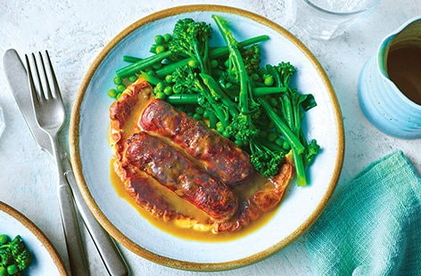 Image of "Air-fryer toad-in-the-hole"