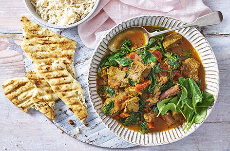 Image of "Lamb and spinach curry"