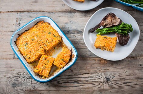 Image of "Marcus Wareing's cheesy carrot bake"