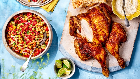 Sticky mango chicken
