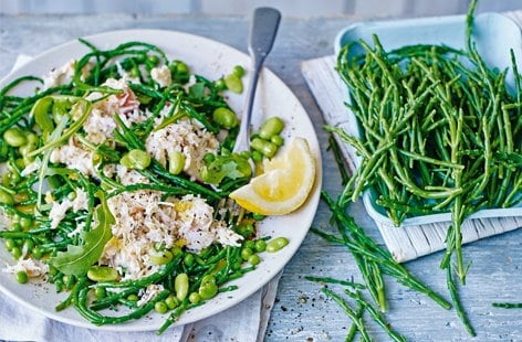 Image of "Samphire and crab salad"