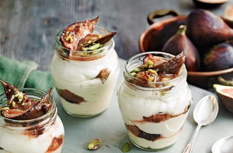 Image of "Baked fig fool"