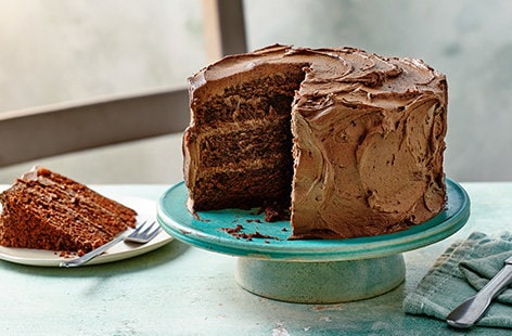Image of "Vegan chocolate fudge cake"