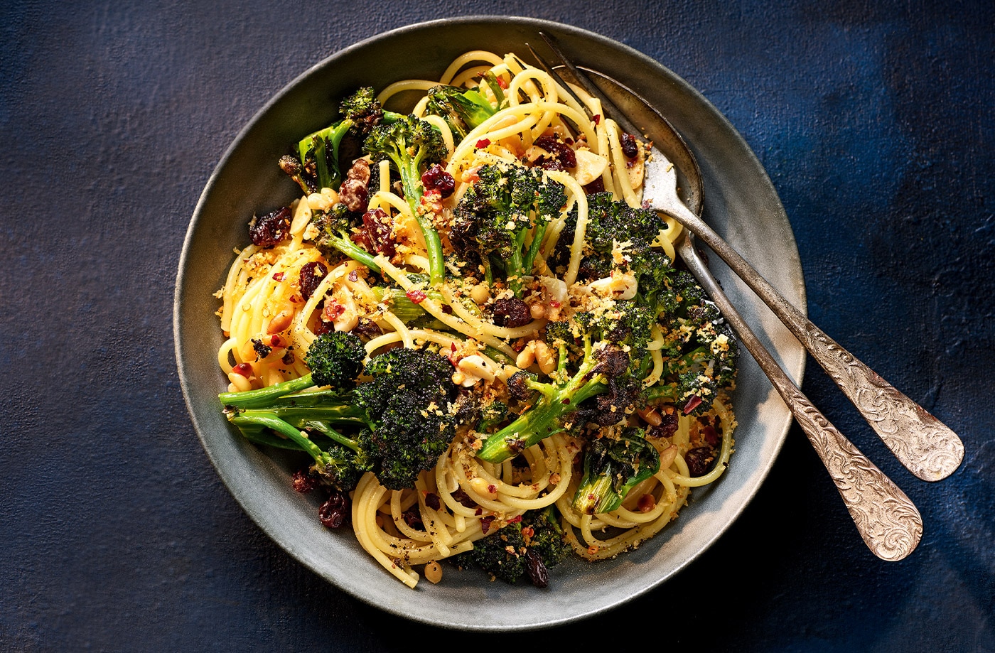 Sicilian-style veggie spaghetti