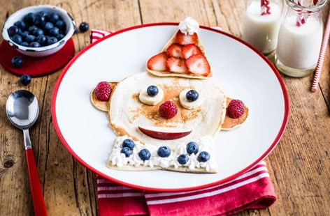 Image of "Clown pancake face"
