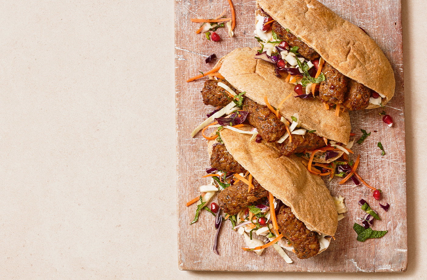 Kofta pittas