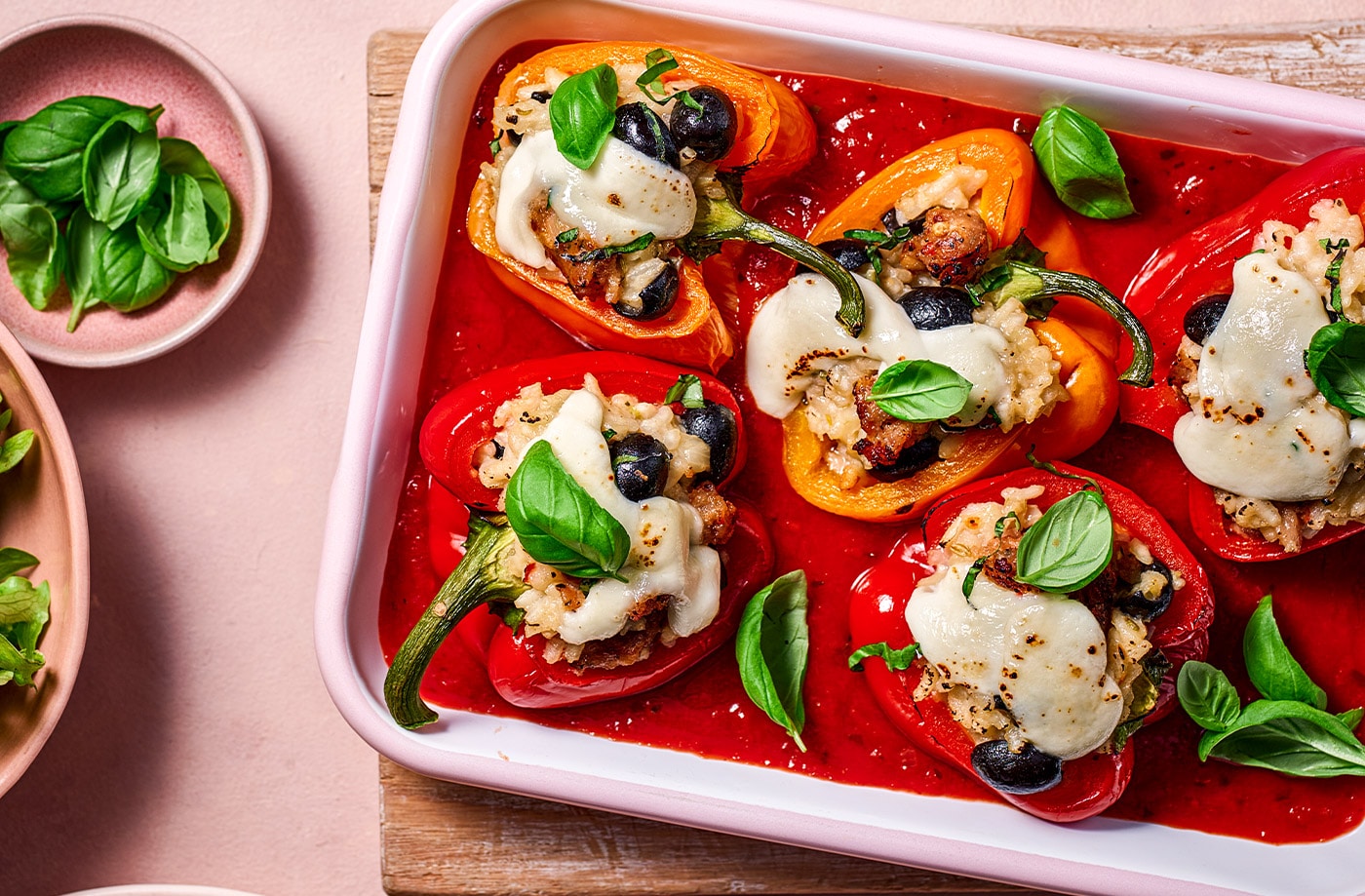 Mediterranean stuffed peppers