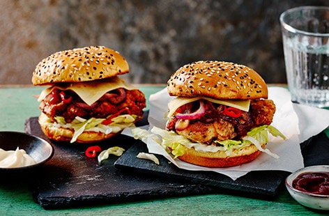 Image of "Buttermilk chicken burger"