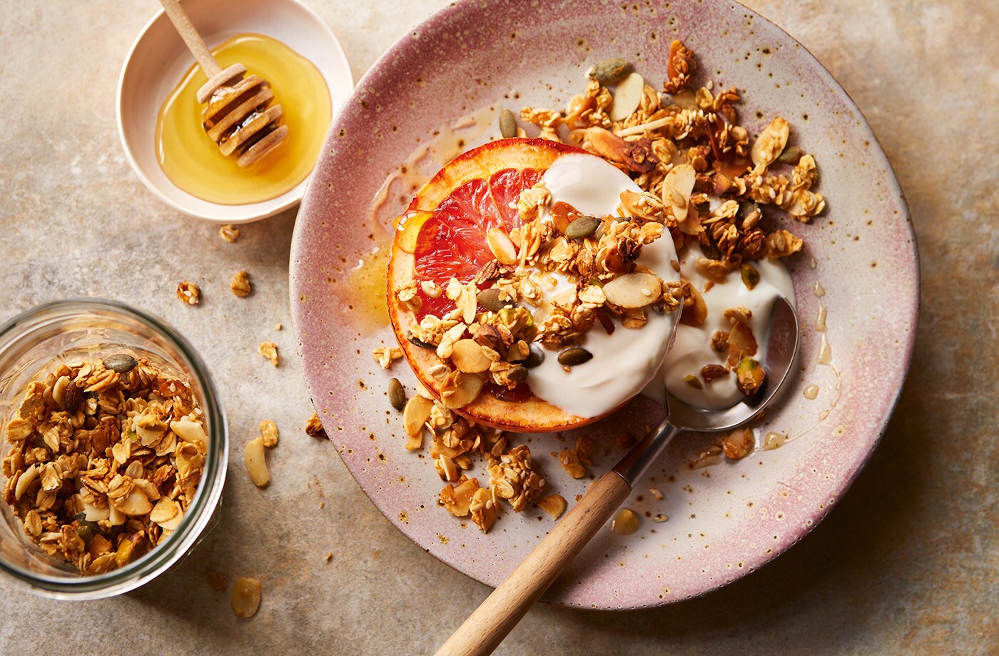 Grapefruit granola