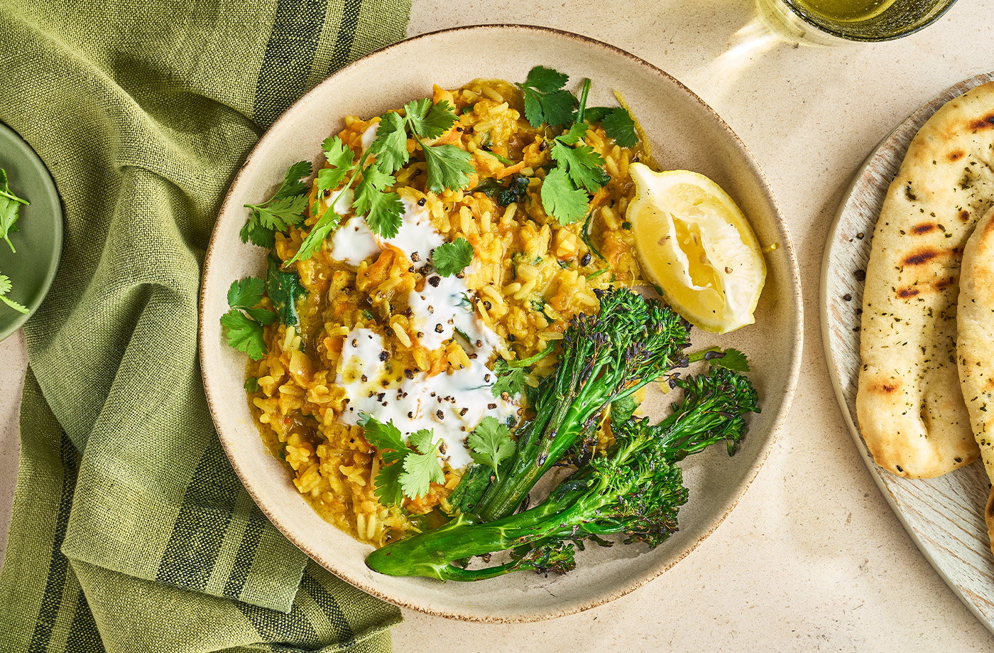 Spiced lentils and rice (kitchari)