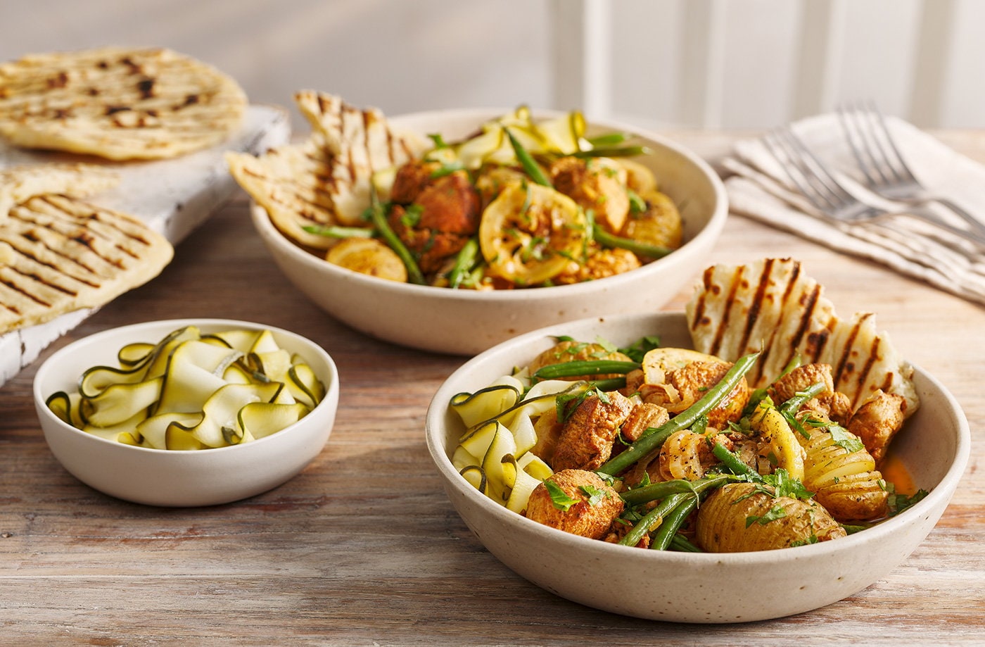 Adam’s one-pot citrus chicken and courgette salad