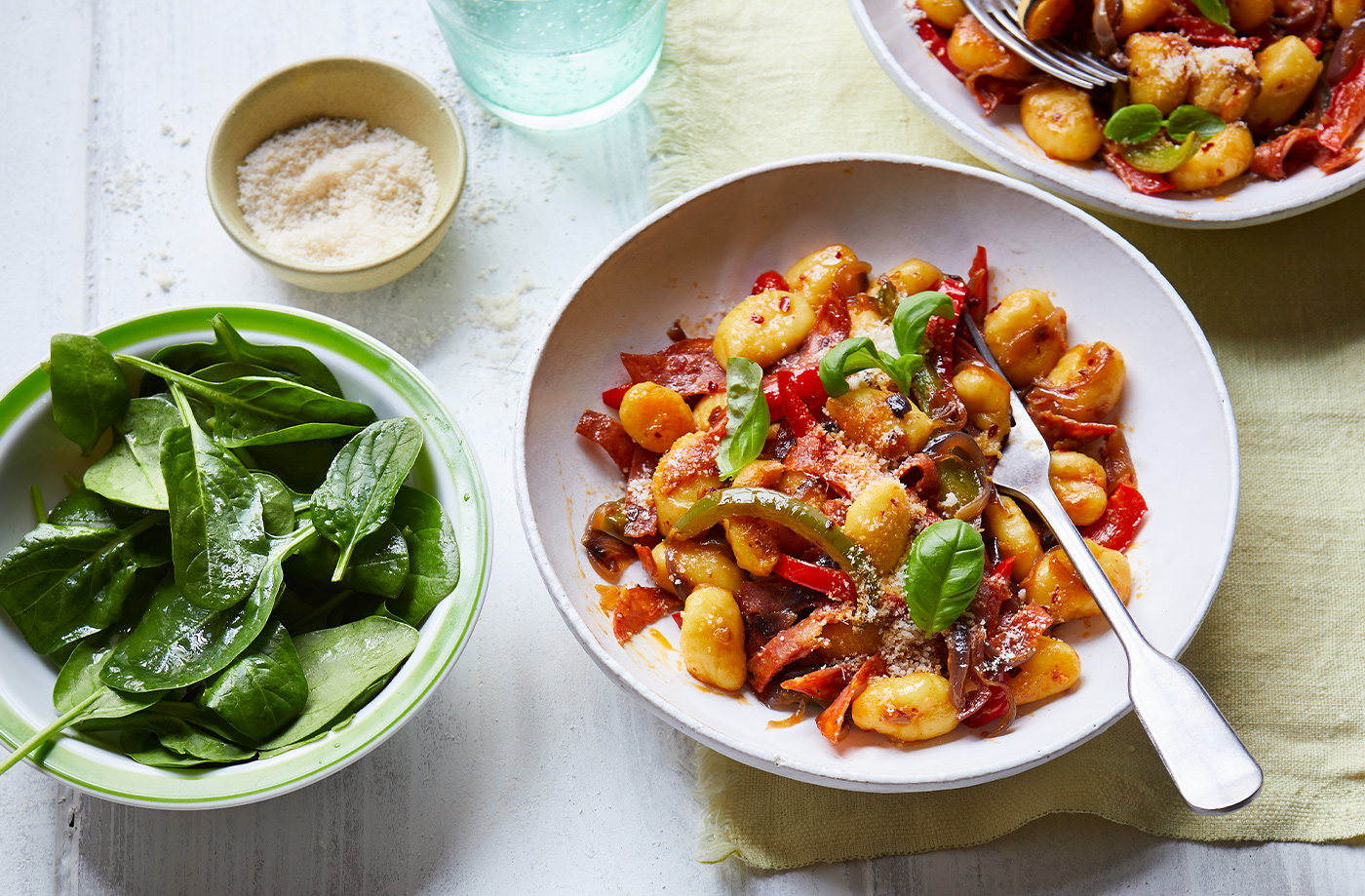 Chorizo and pepper gnocchi