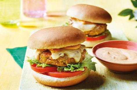 Image of "Pork and apple burgers"