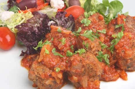 Image of "Soutzoukakia (Greek meatballs)"