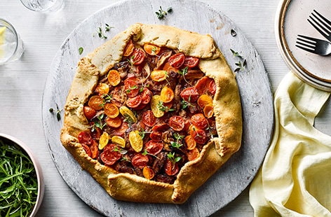 Image of "Spiced vegan chicken galette"