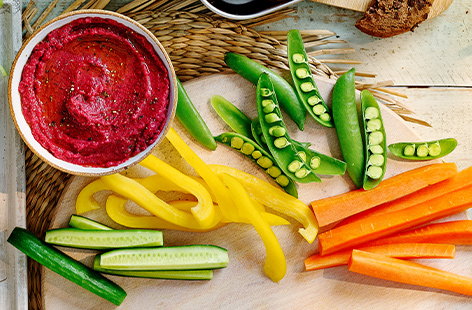 Image of "Beetroot and butter bean dip"