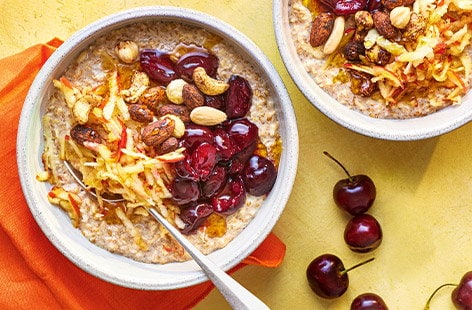 Image of "Nutty cherry overnight oats"