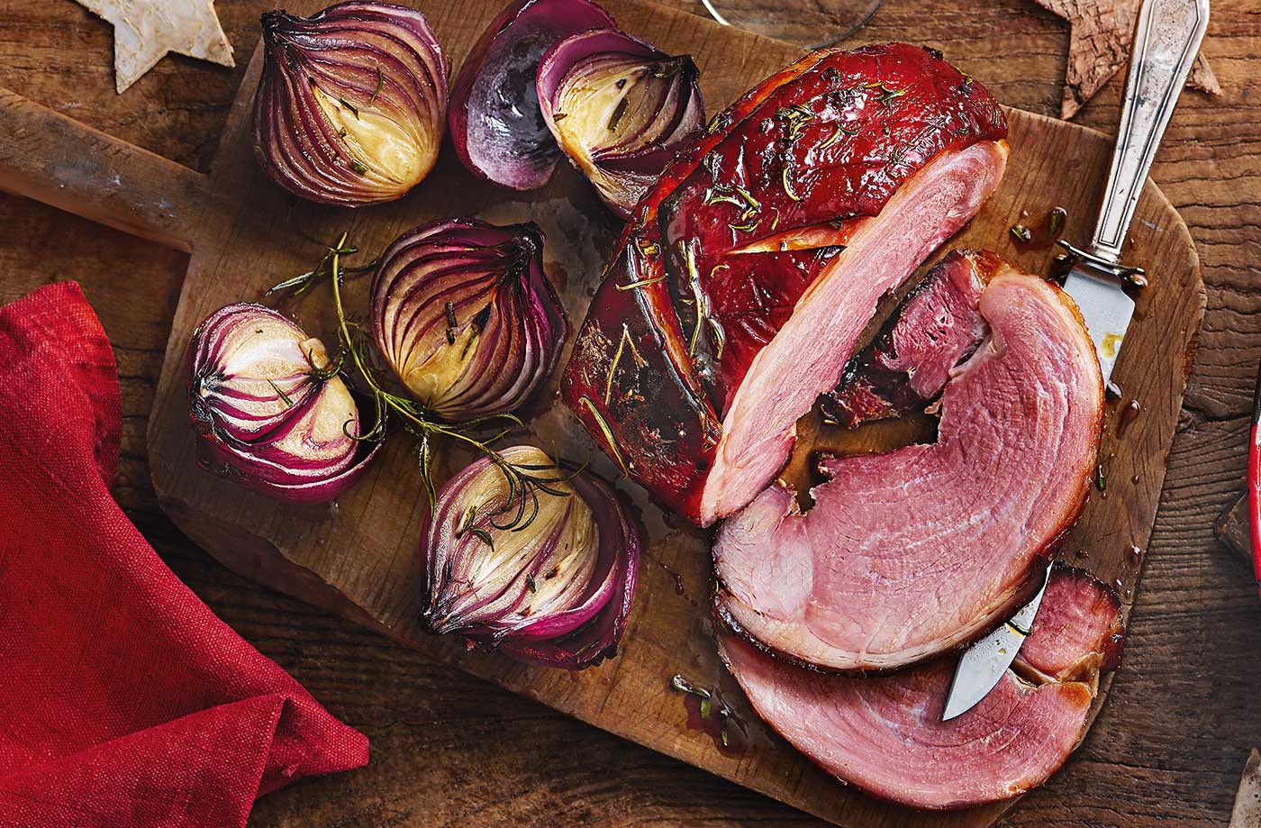 Rosemary and maple gammon