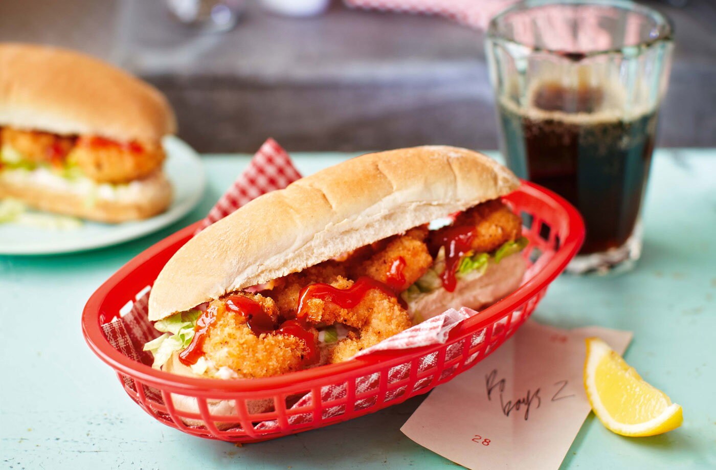 Shrimp po' boys