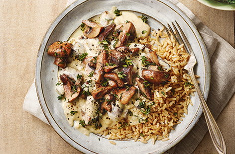 Image of "Mushroom stroganoff"