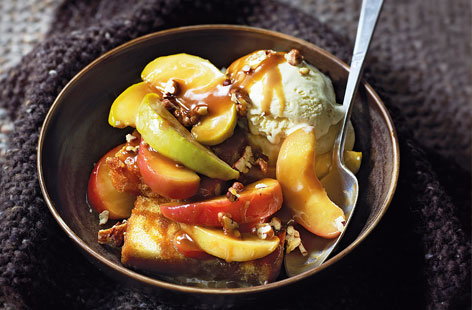 Image of "Toffee apple sponge"