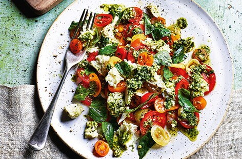 Image of "Marinated mozzarella salad"