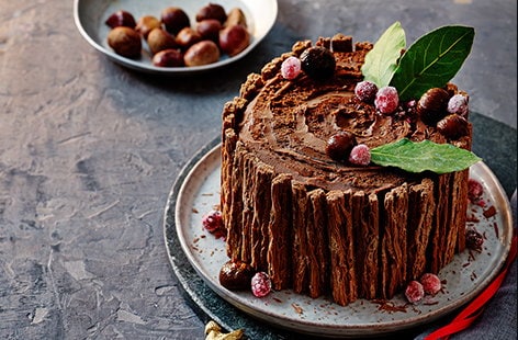 Image of "Chestnut yule log"