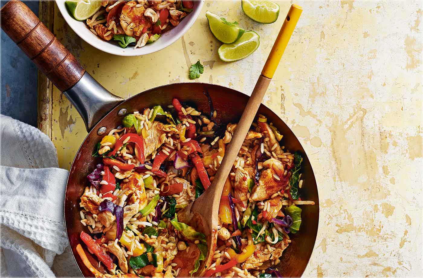 Chicken, ginger and lemongrass fried rice