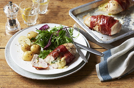 Image of "Chicken, mozzarella and Parma ham"
